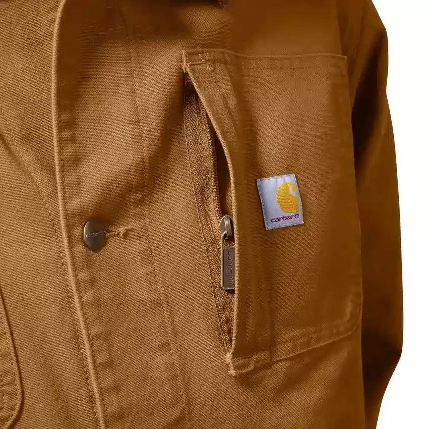Rugged Flex-Chore Coat til mænd i løs pasform af strækbar bomuldsduck