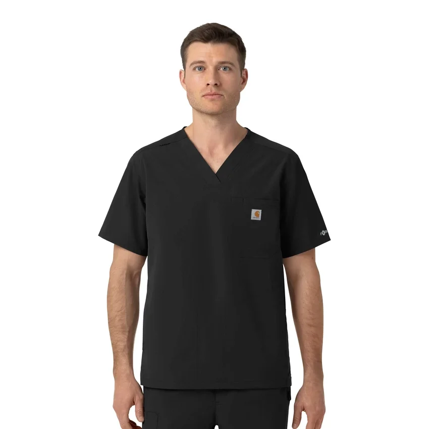 Rugged Flex Fld Ripstop-kittelbluse med V-hals