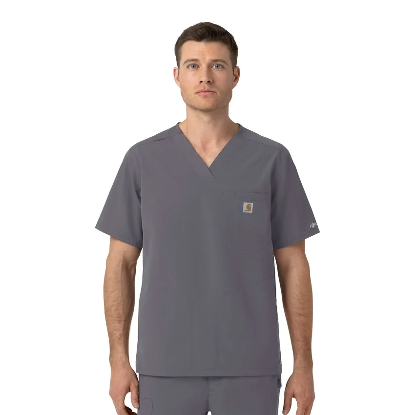 Rugged Flex Fld Ripstop-kittelbluse med V-hals