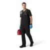 Rugged Flex Fld Ripstop-kittelbluse med V-hals