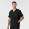 Rugged Flex Fld Ripstop-kittelbluse med V-hals