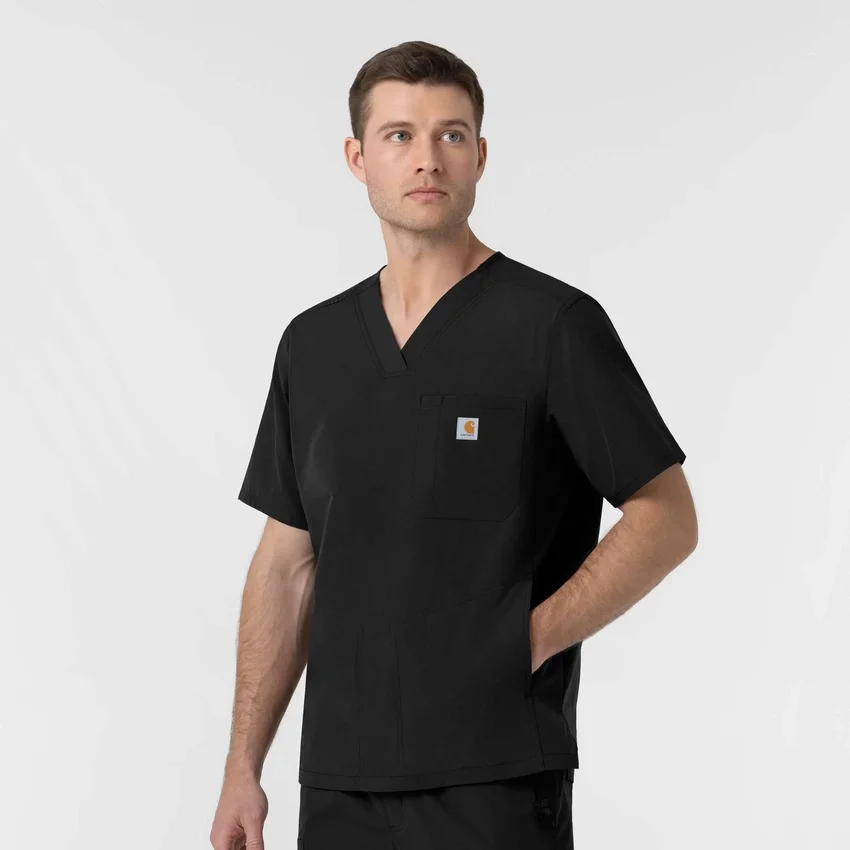 Rugged Flex Fld Ripstop-kittelbluse med V-hals