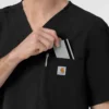 Rugged Flex Fld Ripstop-kittelbluse med V-hals
