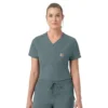 Rugged Flex Fld Tuck-In-scrubbluse til kvinder