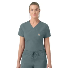 Rugged Flex Fld Tuck-In-scrubbluse til kvinder