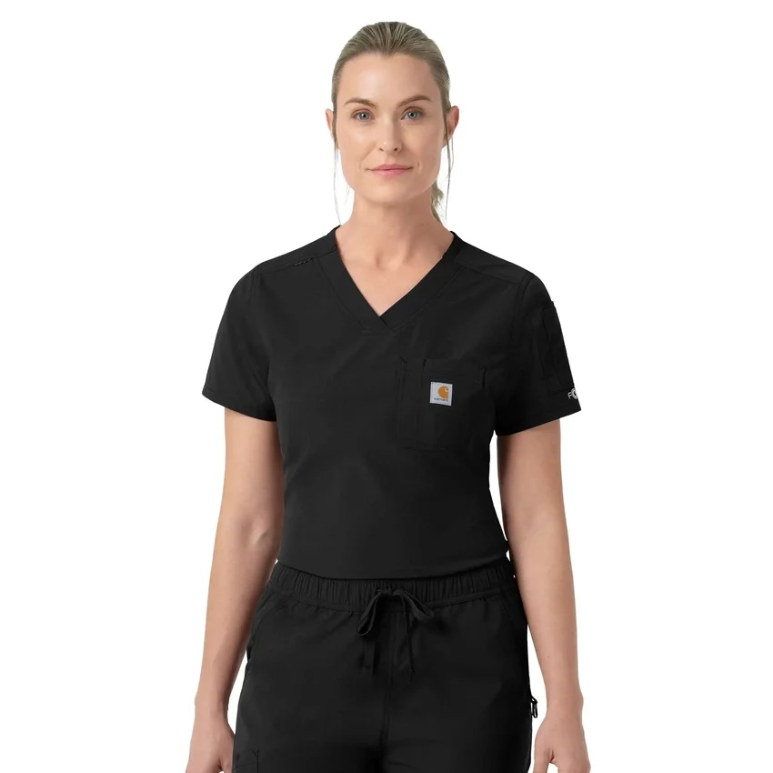 Rugged Flex Fld Tuck-In-scrubbluse til kvinder