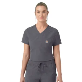 Rugged Flex Fld Tuck-In-scrubbluse til kvinder