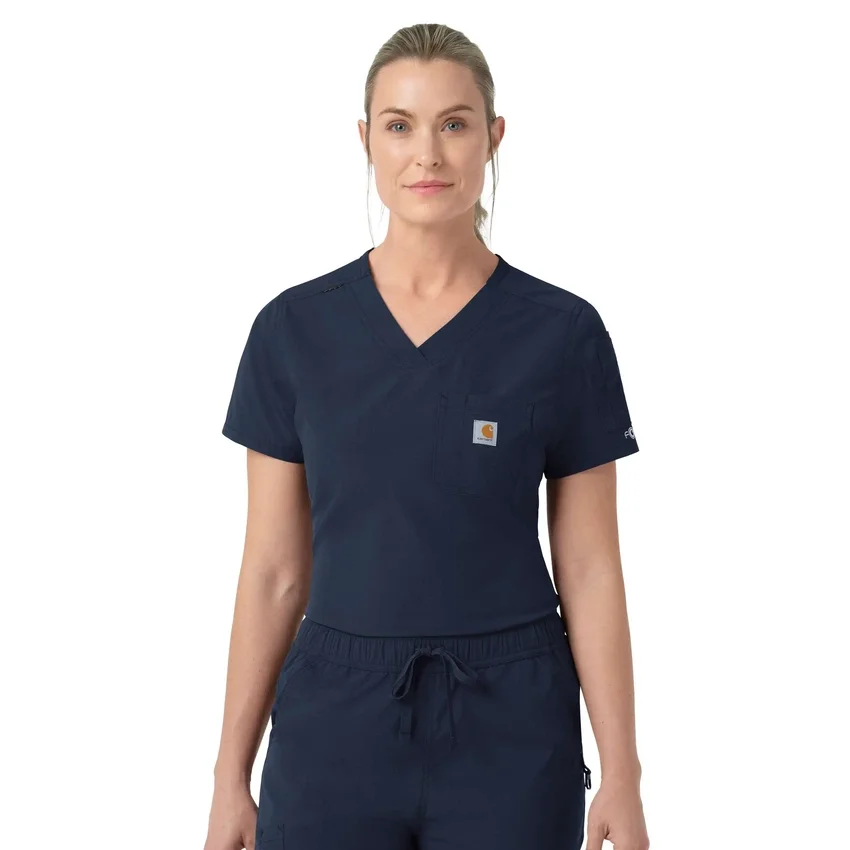 Rugged Flex Fld Tuck-In-scrubbluse til kvinder