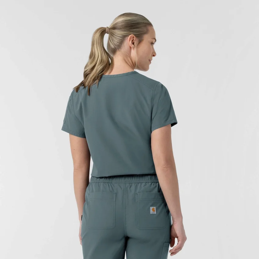 Rugged Flex Fld Tuck-In-scrubbluse til kvinder