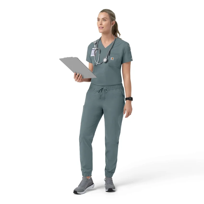 Rugged Flex Fld Tuck-In-scrubbluse til kvinder