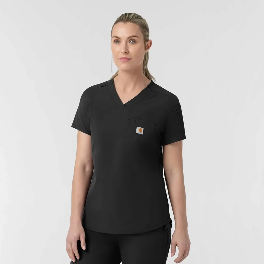 Rugged Flex Fld Tuck-In-scrubbluse til kvinder