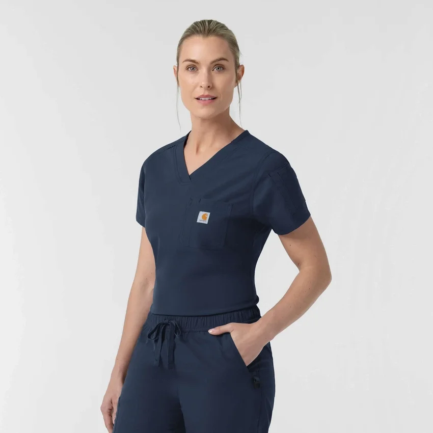 Rugged Flex Fld Tuck-In-scrubbluse til kvinder