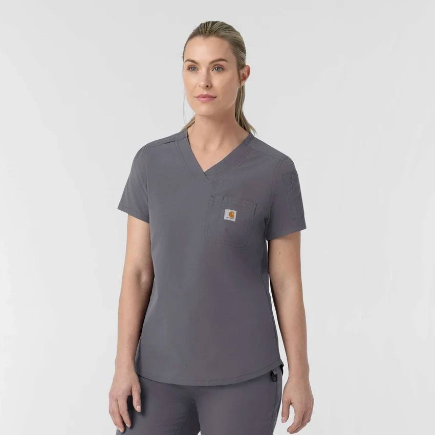 Rugged Flex Fld Tuck-In-scrubbluse til kvinder