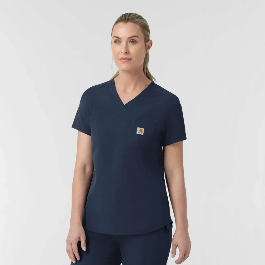Rugged Flex Fld Tuck-In-scrubbluse til kvinder