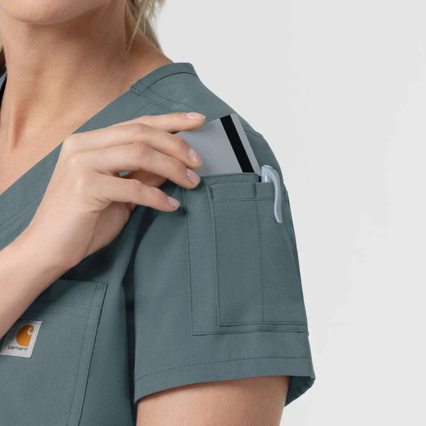 Rugged Flex Fld Tuck-In-scrubbluse til kvinder