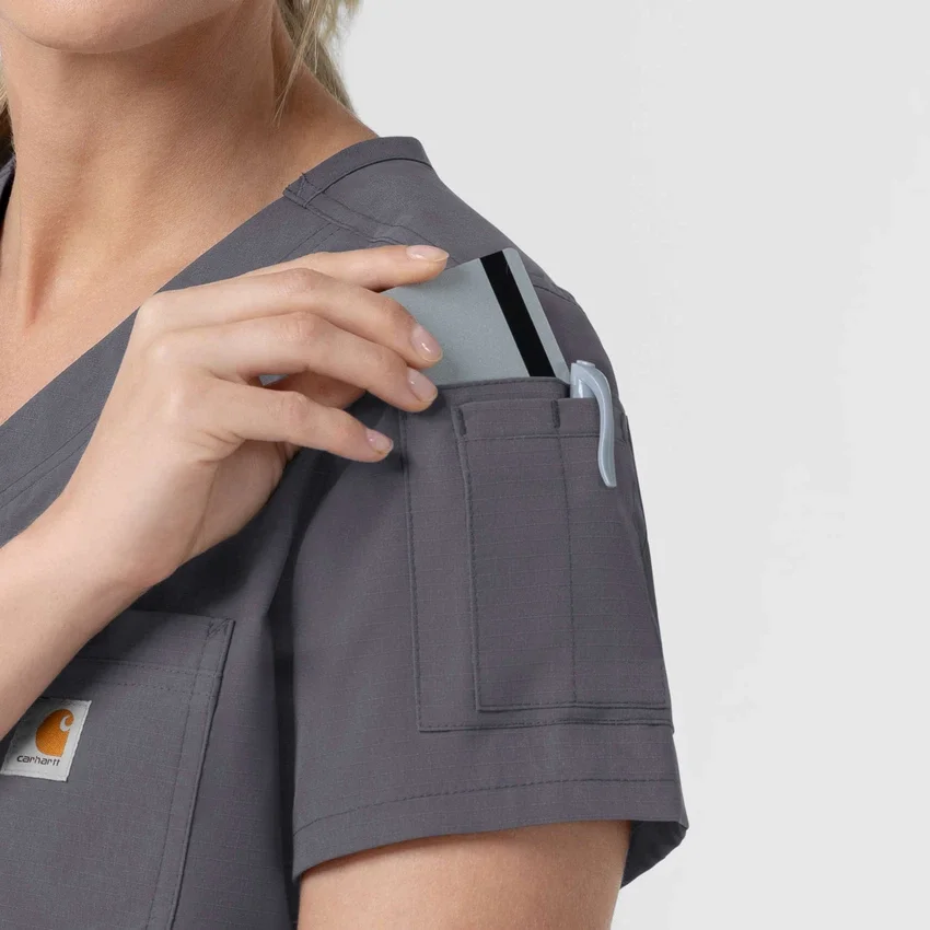Rugged Flex Fld Tuck-In-scrubbluse til kvinder
