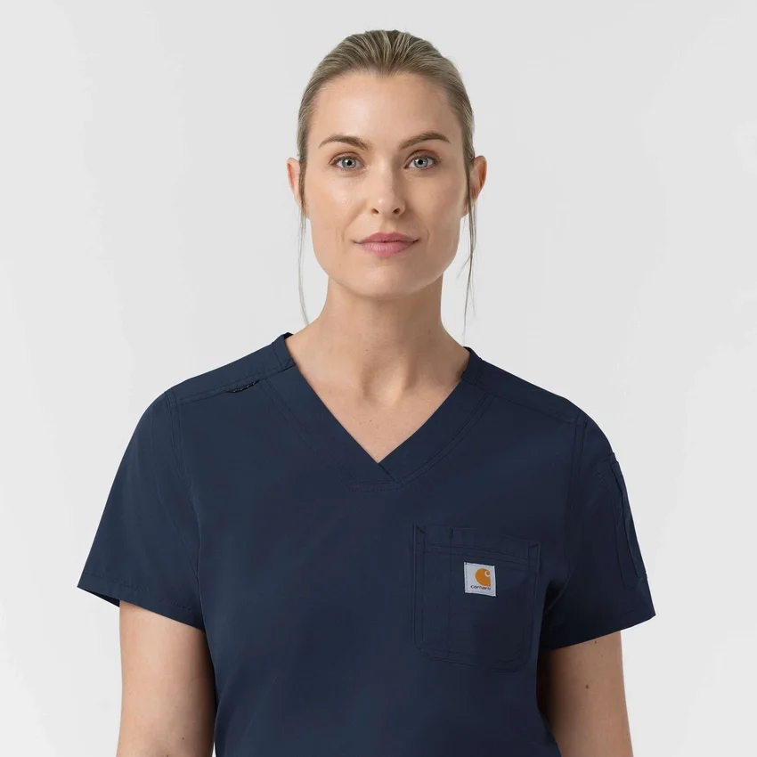 Rugged Flex Fld Tuck-In-scrubbluse til kvinder