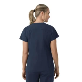 Rugged Flex Fld V-hals-scrubbluse til kvinder