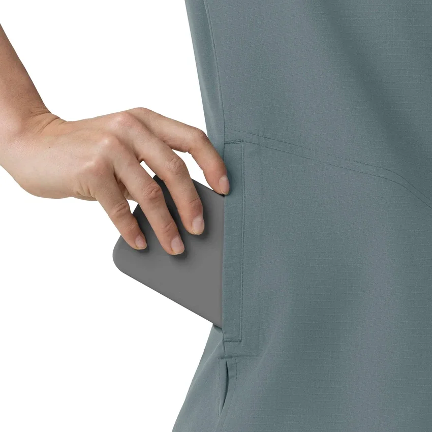 Rugged Flex Fld V-hals-scrubbluse til kvinder