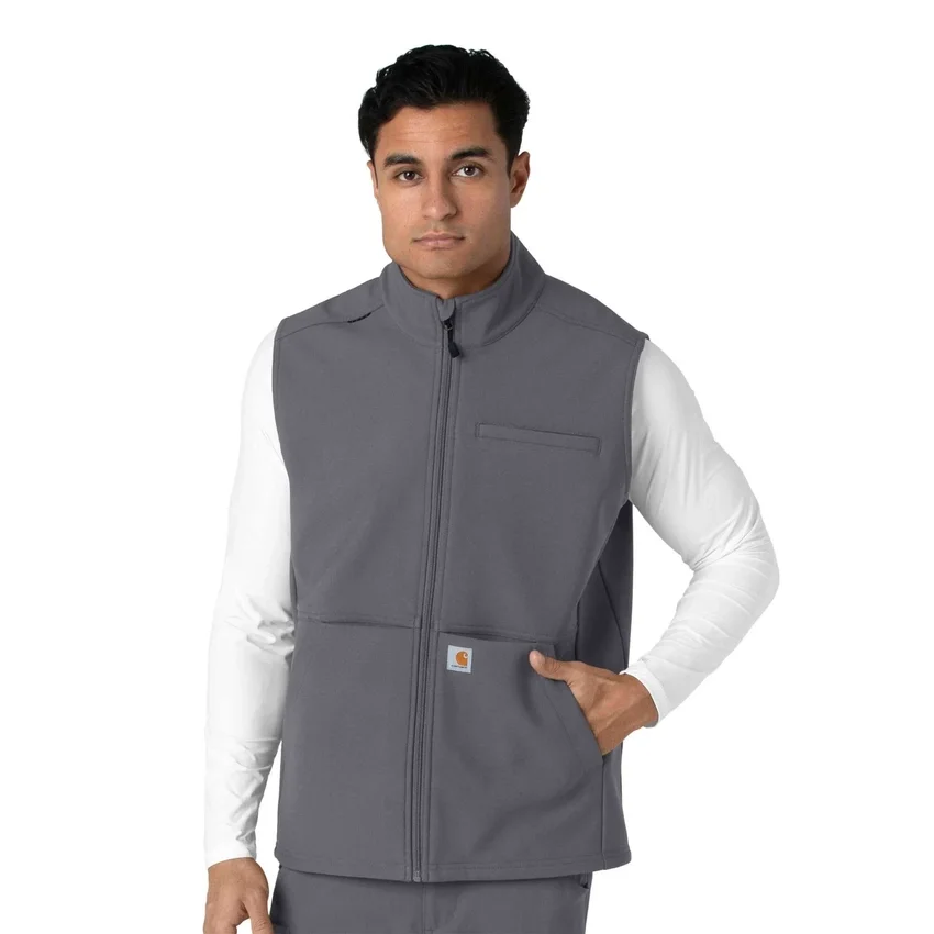 Rugged Flex® herre-vest i lamineret fleece