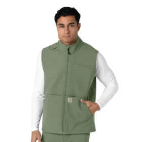 Rugged Flex® herre-vest i lamineret fleece