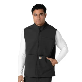 Rugged Flex® herre-vest i lamineret fleece