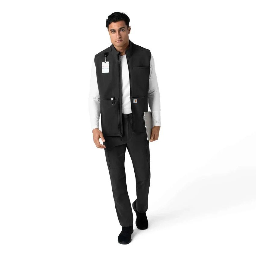 Rugged Flex® herre-vest i lamineret fleece