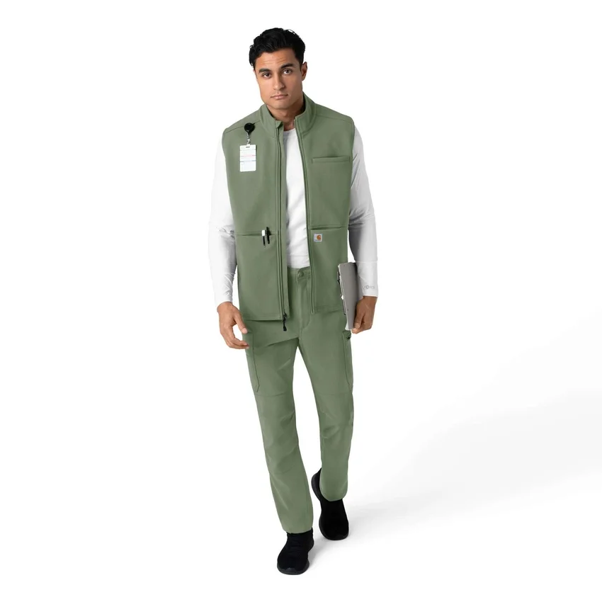 Rugged Flex® herre-vest i lamineret fleece