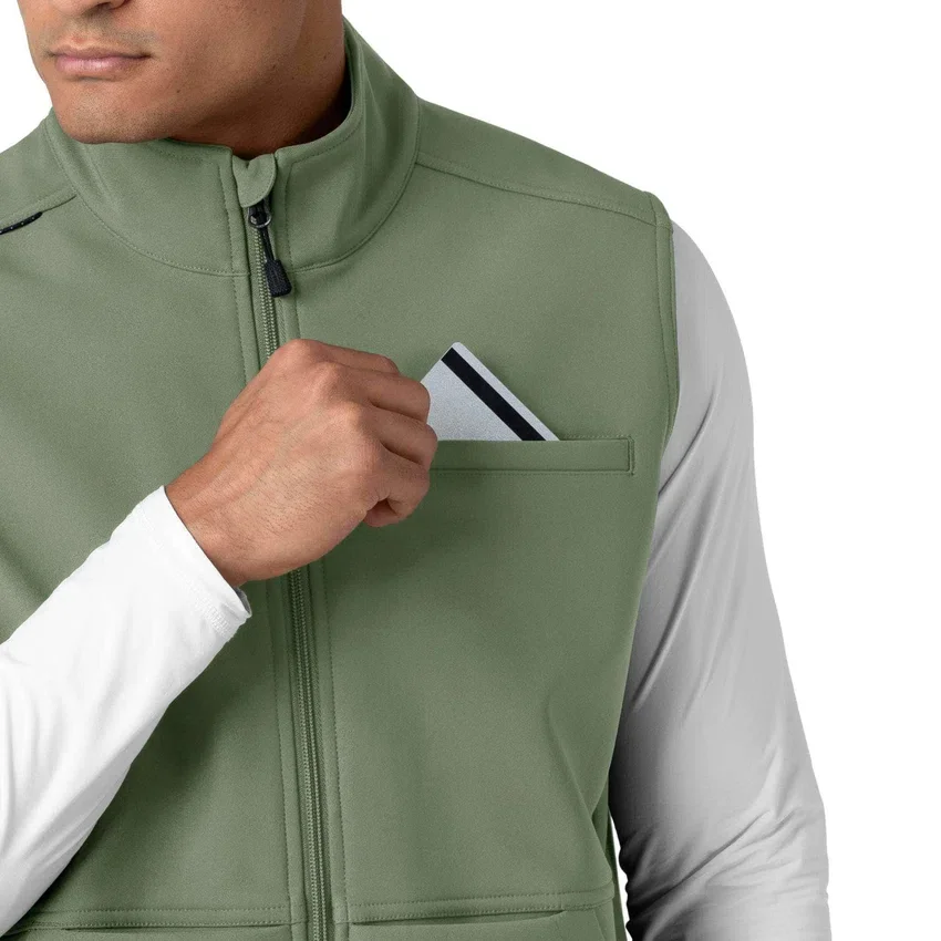 Rugged Flex® herre-vest i lamineret fleece