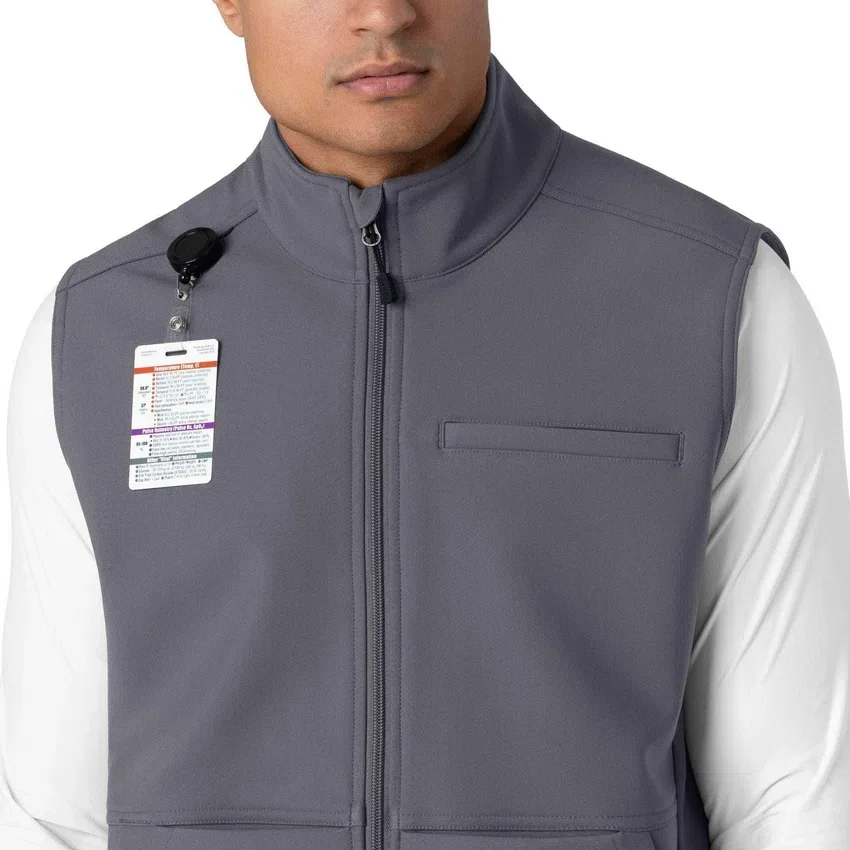Rugged Flex® herre-vest i lamineret fleece