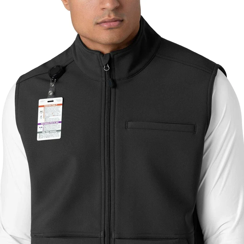 Rugged Flex® herre-vest i lamineret fleece