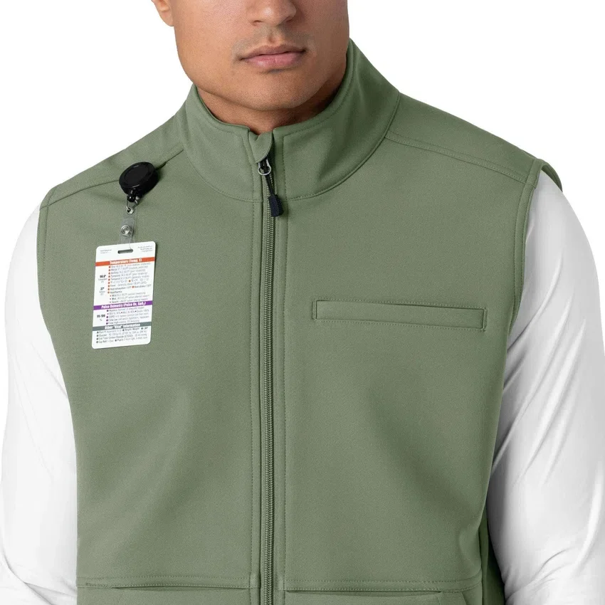 Rugged Flex® herre-vest i lamineret fleece