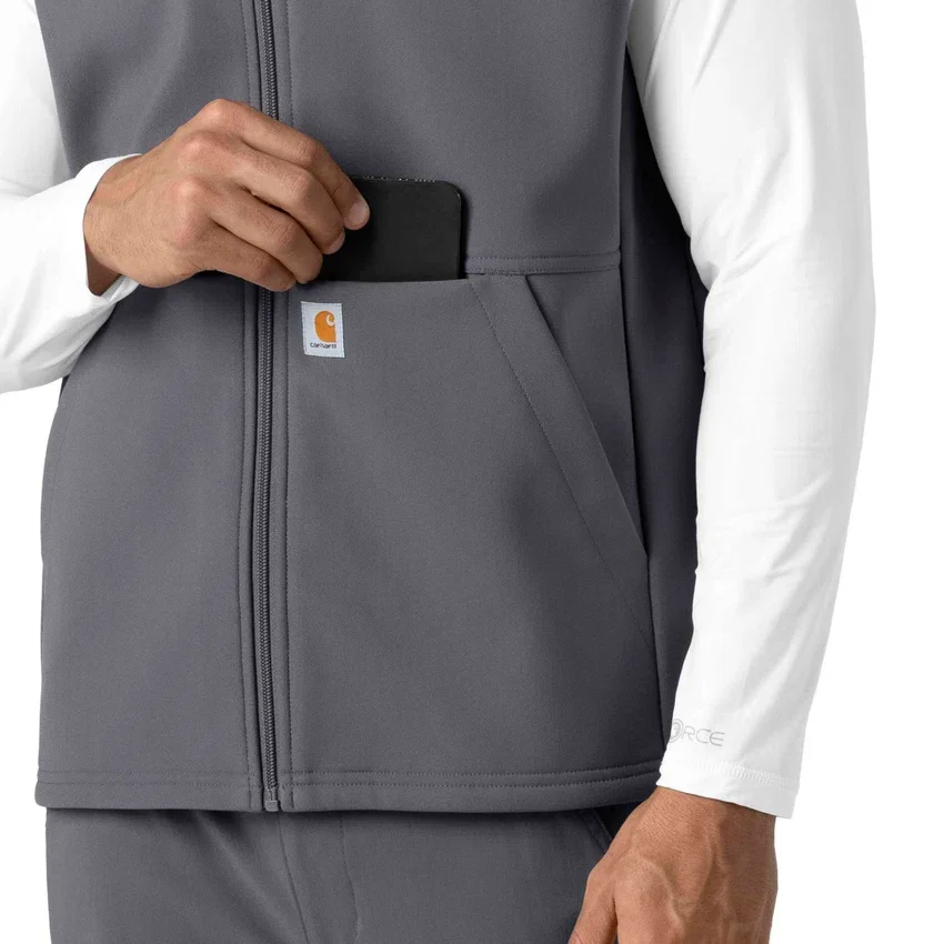 Rugged Flex® herre-vest i lamineret fleece
