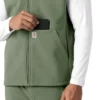Rugged Flex® herre-vest i lamineret fleece