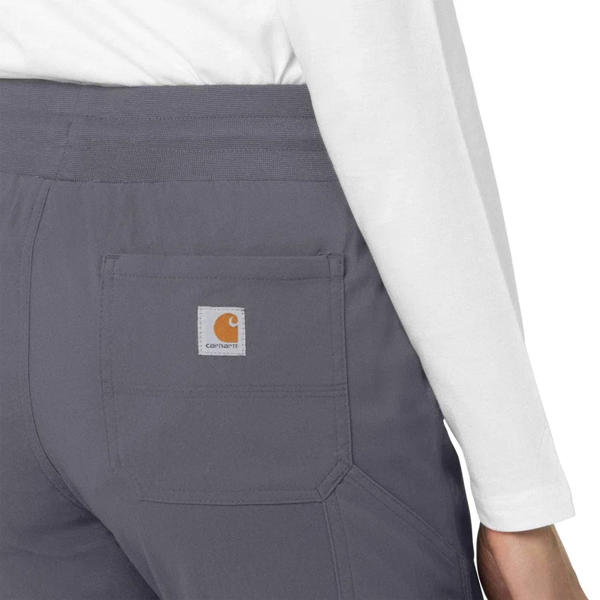 Rugged Flex® Peak Slim Leg Scrub-bukser til kvinder