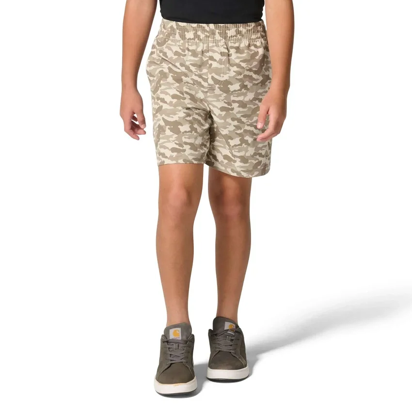 Rugged Flex™ Ripstop Camo-shorts med elastisk linning til drenge (børn)