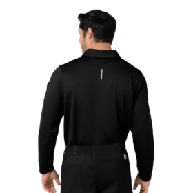 Rugged Flex® Rscu Heavyweight langærmet polo-scrub-bluse med løse ærmer