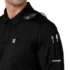 Rugged Flex® Rscu Heavyweight langærmet polo-scrub-bluse med løse ærmer