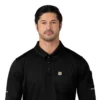 Rugged Flex® Rscu Heavyweight langærmet polo-scrub-bluse med løse ærmer