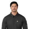 Rugged Flex® Rscu Heavyweight langærmet polo-scrub-bluse med løse ærmer