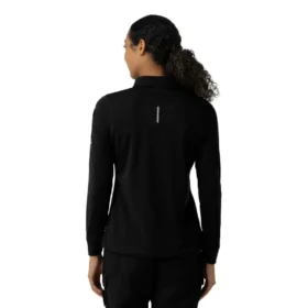 Rugged Flex® Rscu Heavyweight langærmet polo-scrub-bluse til kvinder