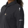Rugged Flex® Rscu Heavyweight langærmet polo-scrub-bluse til kvinder