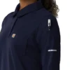 Rugged Flex® Rscu Heavyweight langærmet polo-scrub-bluse til kvinder