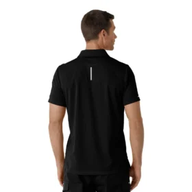 Rugged Flex® Rscu letvægts polo-scrub-bluse med korte løse ærmer