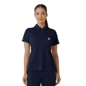 Rugged Flex® Rscu letvægts-poloskjorte med korte løse ærmer til kvinder