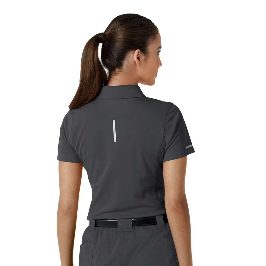 Rugged Flex® Rscu letvægts-poloskjorte med korte løse ærmer til kvinder
