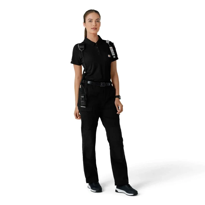 Rugged Flex® Rscu letvægts-poloskjorte med korte løse ærmer til kvinder