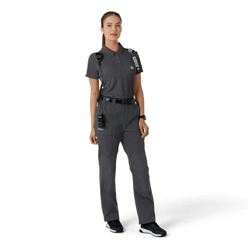 Rugged Flex® Rscu letvægts-poloskjorte med korte løse ærmer til kvinder
