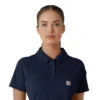 Rugged Flex® Rscu letvægts-poloskjorte med korte løse ærmer til kvinder