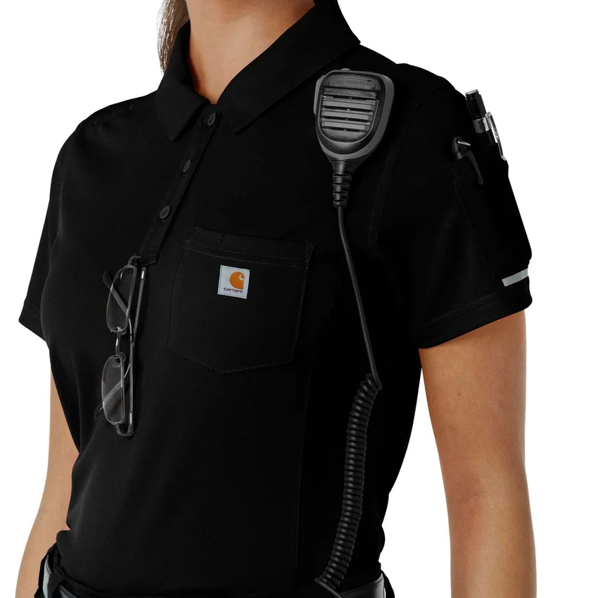 Rugged Flex® Rscu letvægts-poloskjorte med korte løse ærmer til kvinder